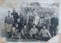 Луганская область - Веселая Гора. 1954 г. Жители села.