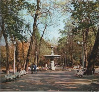 Киев - Киев. Пионерский парк (ныне Марииский). Главная аллея парка.