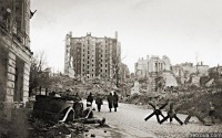 Киев - Київ.  Дім  Гінзбурга  під час  війни в 1941 році.