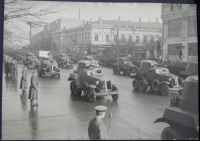Киев - Киев.  Бронеавтомобили БА-10 на военном параде 1 мая 1940 г.