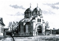 Киев - Киев.  Сретинская церковь на Сенной площади.