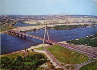 Киев - Киев.  Московский  мост и вид на Оболонь.