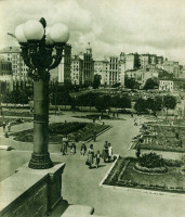 Киев - Київ.  Площа Калініна після реконструкції.