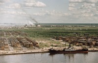 Архангельск - Архангельск 1958 г. на снимках Фридлянда. Лесобиржи