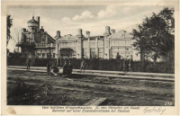 Голобы - Железнодорожный вокзал в Голобах во время Первой мировой войны