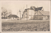 Голобы - Костёл в селе Голобы во время Первой мировой войны