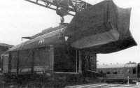 Знаменск - Разгрузка ракеты ФАУ-2