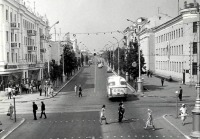 Макеевка - Перекресток улицы Ленина с улицей Плеханова.60-е годы.