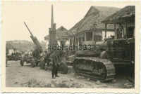 Мирополь - Брошенные зенитные орудия в местечке Мирополь во время немецкой оккупации 1941-1944 гг
