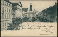 Львов - Львів. Площа Ринок  -  1906 рік.