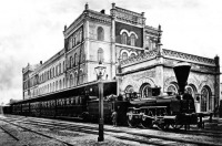 Львов - Львів.  Перший пасажирський потяг прибув до Львова із Перемишля в 1861 році.