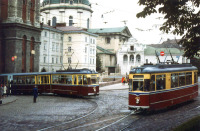 Львов - Львівські  трамваї.