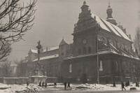 Львов - Комплекс монастиря та костелу Бернардинів  у Львові, зима 1941 р. Фото С.Шиманського.