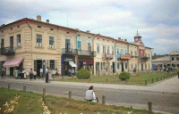 Косов - Косів  на фотографіях Генрика Поддембського. Ценральна частина міста.