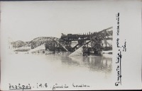 Езуполь - Езуполь Разрушенный мост через Днестр, июнь 1915 г.