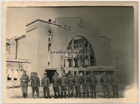 Брянск - Разрушенный железнодорожный вокзал станции Орджоникидзеград во время немецкой оккупации 1941-1943 гг