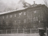 Николаев - Пожар на крыше мужской гимназии.