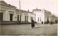 Николаев - Железнодорожный вокзал станции Николаев в 1917 году