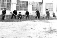 Северодонецк - 1949 г.Возкресник на стройплощадке автотракторного цеха.