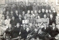 Кременная - Новокраснянская средняя школа 1952 г.