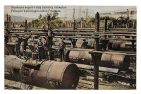 Борислав - Борислав.  Цистерни з нафтою на залізничній станції.