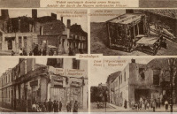Дрогобыч - Дрогобич. Вид будинків під час війни,спалених російськими військами у 1916 р.
