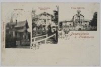 Трускавец - Поздоровлення з Трускавця. Види курорту - 1905 рік.