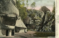 Сколе - Печери в скалах Довбуша в Бубнищі  біля Сколе.