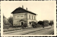 Старый Самбор - Железнодорожный вокзал станции Ясеница-Замковая до Первой Мировой войны