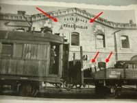 Раздельная - Железнодорожный вокзал станции Раздельной во время немецкой оккупации во время Великой Отечественной войны