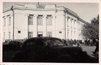 Лубны - Здание бывшего РК ВКП (Б) и Райисполкома  в г. Лубны во время немецкой оккупации 1941-1943 гг в Великой Отечественной войне
