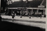Дубно - Жедезнодорожный вокзал станции Дубно во время немецкой оккупации в 1941-1944 гг в Великой Отечественной войне