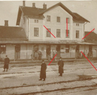 Чертков - Железнодорожная станция Выгнанка во время Первой Мировой Войны