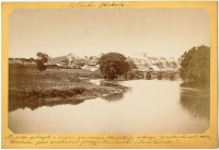 Гусятин - Панорама Гусятин галицийский с мостом пограничным