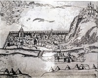 Чигирин - Чигирин.Деталь гравюры 1678 год