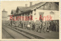 Городня - Железнодорожный вокзал станции Городня во время немецкой оккупации 1941-1943 гг в Великой Отечественной войне