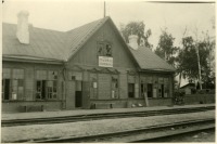 Борисов - Железнодорожный вокзал станции Приямино во время немецкой оккупации 1941-1944 гг в Великой Отечественной войне