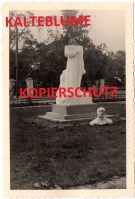 Свислочь - Разрушенный немецкими оккупантами памятник Сталину в Свислочи в 1941 г