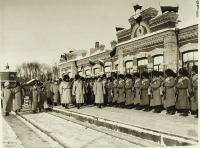 Бобруйск - Прибытие императора Николая II на станцию Бобруйск. Белоруссия , Могилёвская область , Бобруйск