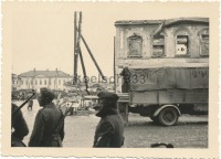 Могилёв - Губернаторский дворец в Могилёве во время немецкой оккупации 1941 - 1944 гг в  Великой Отечественной войне. 1941 год