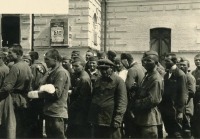 Могилёв - Пленные красноармейцы на Театральной площади