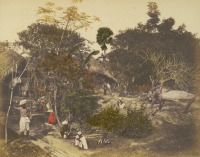 Индия - Деревня недалеко от Калькутты, 1851