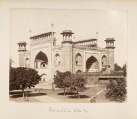 Индия - Входные ворота в Тадж-Махал, 1889