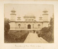 Индия - Мавзолей князя Довлаха в Агре, 1889