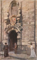 Брюссель - Вход в Старую церковь Кармелитов