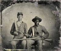 Соединённые Штаты Америки - Сержант Эндрю Чандлер и его слуга Сайлас в армии Кофедерации