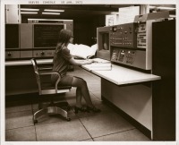 Соединённые Штаты Америки - Девушка за IBM System/360 Model 85, 18 января 1971 года
