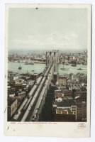 Штат Нью-Йорк - Штат Нью-Йорк. Мосты. Бруклинский мост, 1902