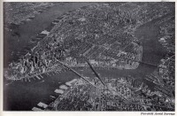 Нью-Йорк - Аerial view of manhattan island США,  Нью-Йорк (штат),  Нью-Йорк,  Бруклин