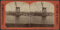 Нью-Йорк - East_River_bridge,_New_York_Lower,_from_Broadway США,  Нью-Йорк (штат),  Нью-Йорк,  Бруклин